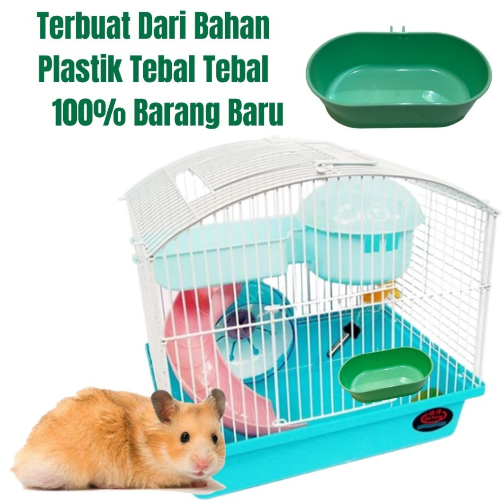 Tempat Mandi Hamster Model Cepuk / Toilet Hamster/ Tempat Mandi Hamster FEZONE