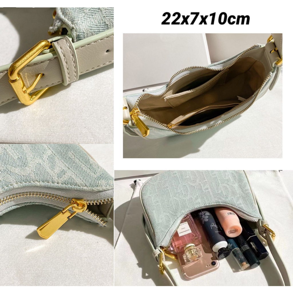 Tas Selempang Wanita Cewek Rantai Bag FT77 ukuran size 22 x 7 x 10 cm