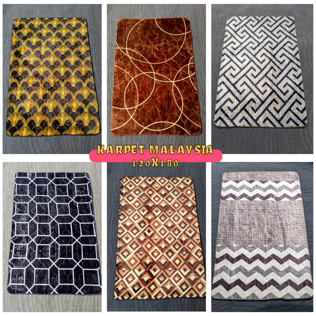 Karpet malaysia abstrak Minimalis Karpet Lantai Busa 120x180 CM karpet malaysia Anti Slip
