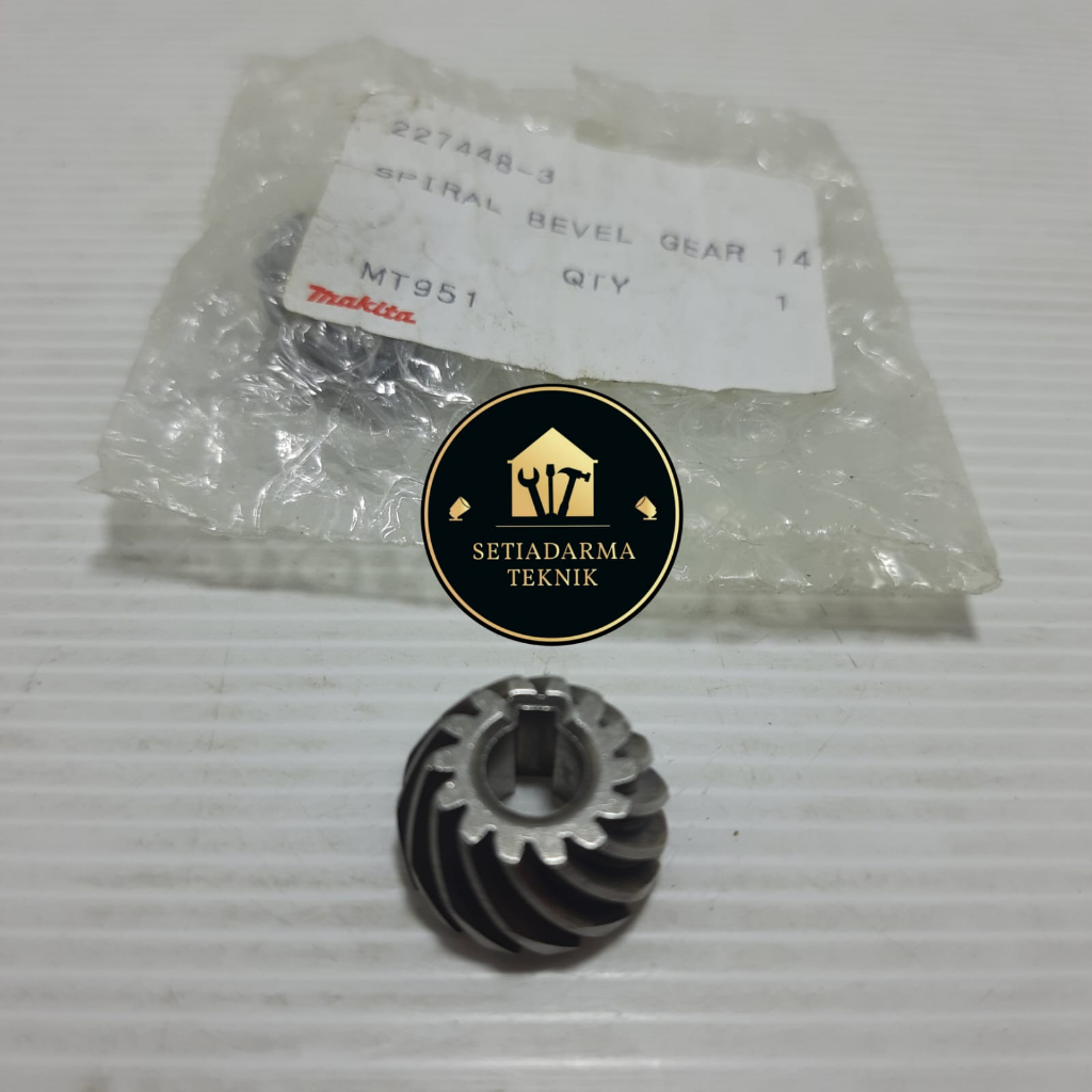 SPIRAL BEVEL GEAR 14 MAKTEC MT951 MT954 ORIGINAL PN:227448-3