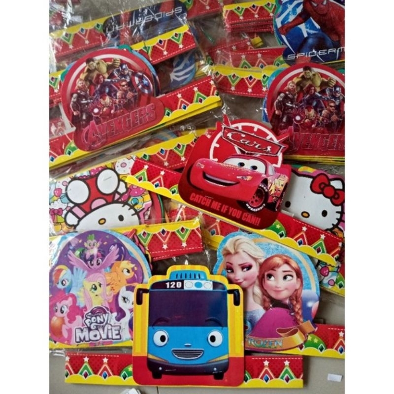 TOPI ULANG TAHUN ISI 10