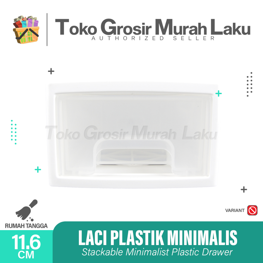 LACI PLASTIK MINIMALIS LACI KECIL TEMPAT BARANG SERBAGUNA KANTOR RUMAH