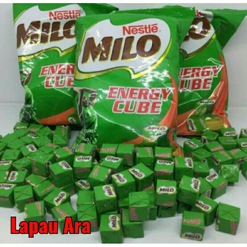Permen Milo  Cube Malaysia Kemasan 25pcs, 50pcs, 75pcs, 100pcs
