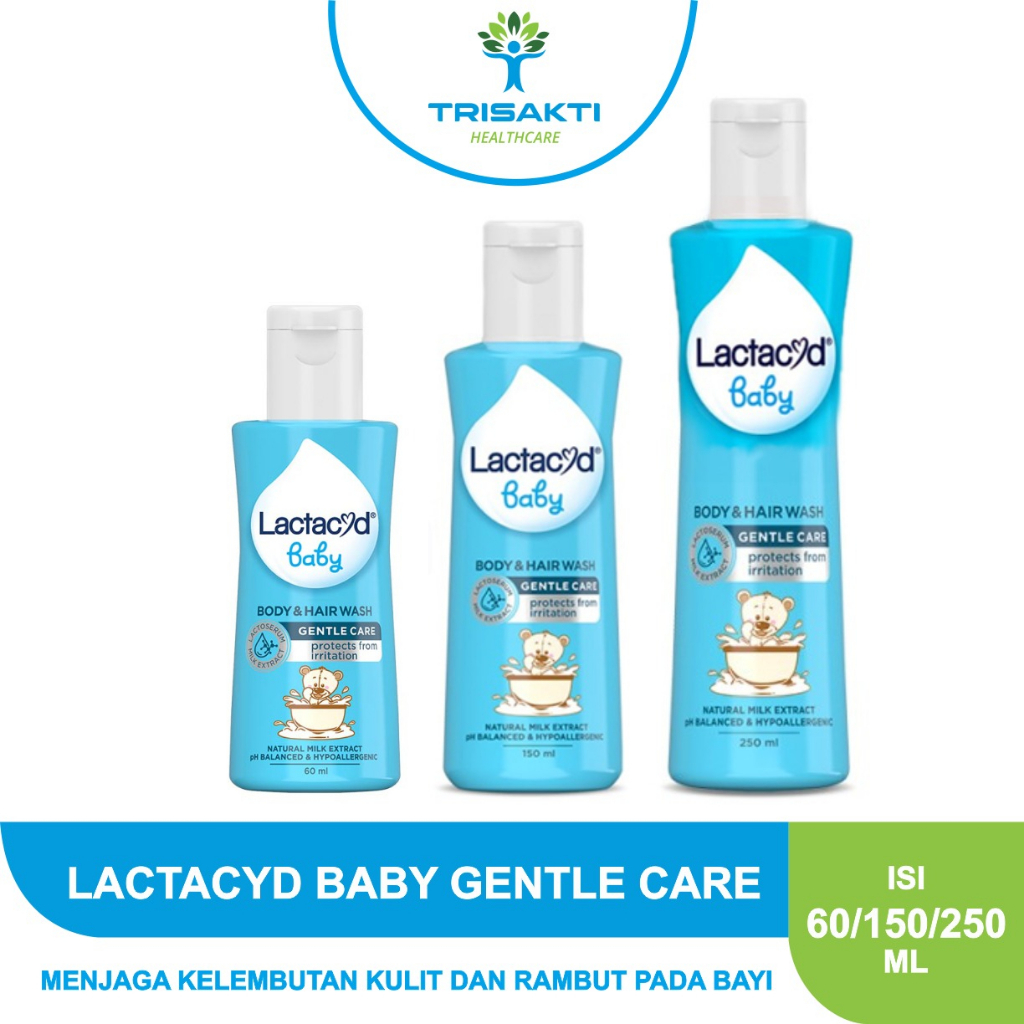 LACTACYD BABY LIQUID SOAP ALL VARIANT - 60 ML / 120 ML / 250 ML SABUN CAIR EKSTRAK SUSU