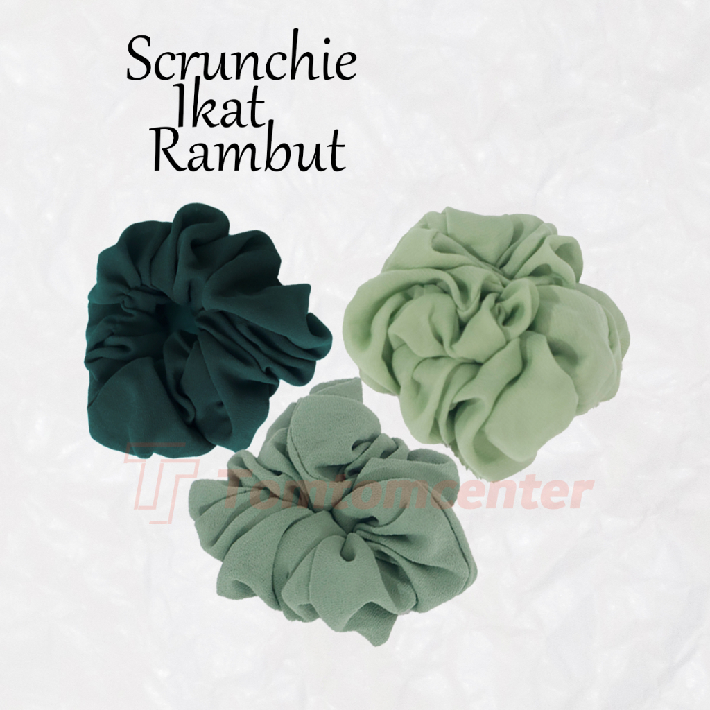 𝗪𝗶𝗻𝗱𝗮 𝗣𝗿𝗮𝗱𝗶𝘁𝗮 (scrunci) Ikat Karet Rambut Scrunchie Cepol Jilbab Hijab Kerudung