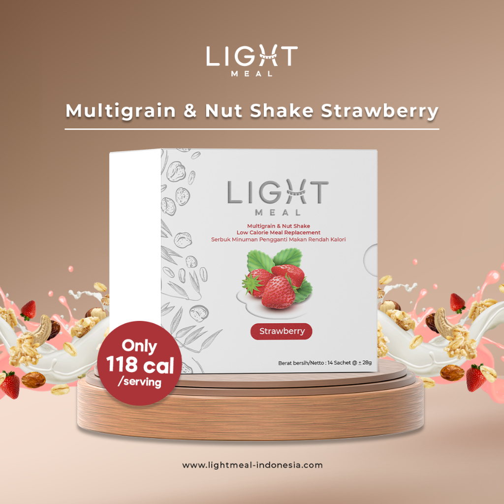 

XMASTER MULTIGRAIN & NUT SHAKE MEAL REPLACEMENT DIET CEREAL PENGGANTI MAKAN RENDAH KALORI