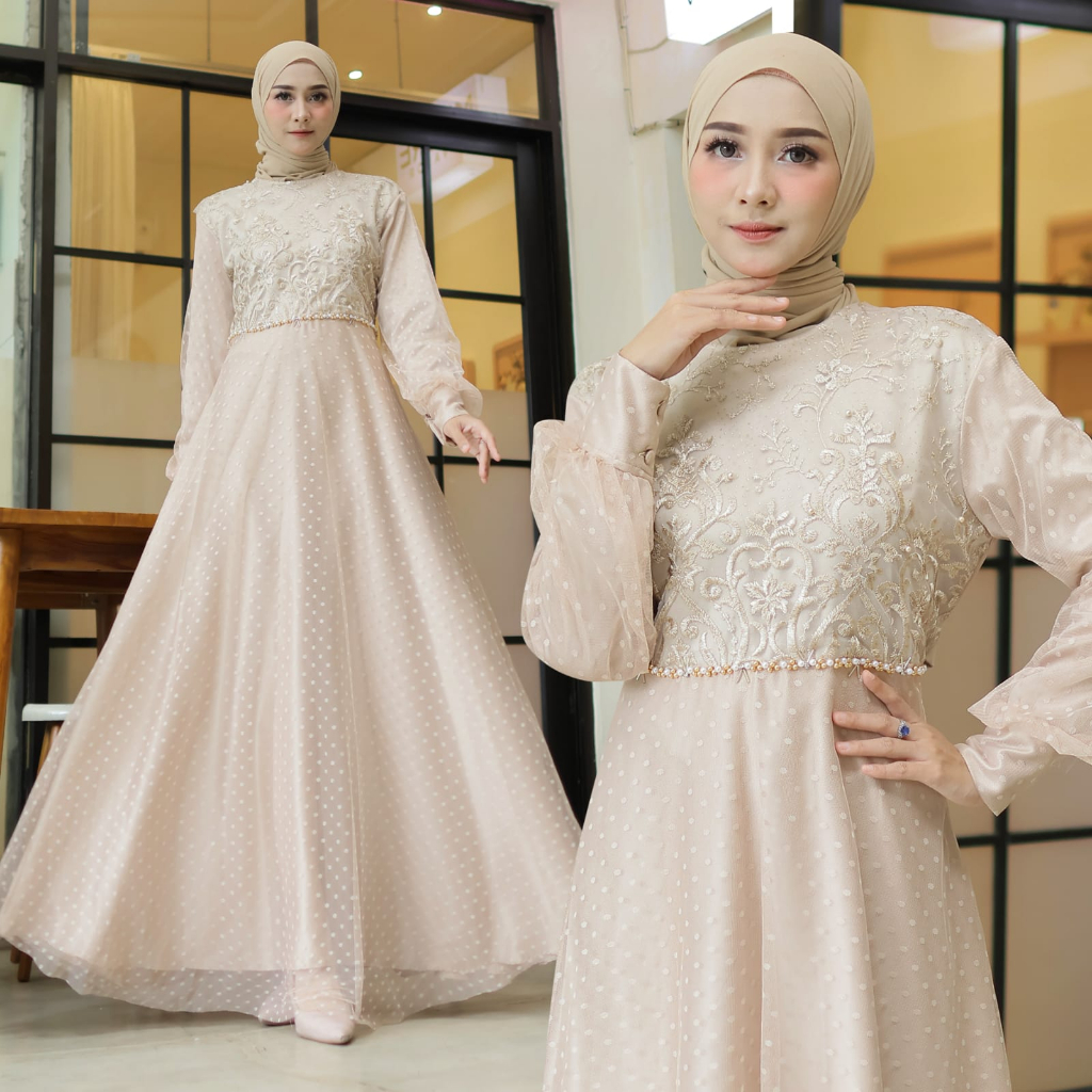MAXY VIVIAN FASHION PAKAIAN WANITA DRESS GAMIS MAXY PREMIUM HM