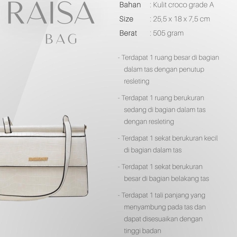 JIMS HONEY RAISA BAG TAS SELEMPANG WANITA ORI