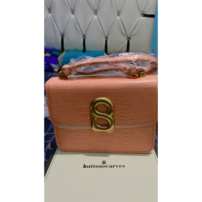 Buttonscraves Audrey Bag Vol.2 peach NEW with tag