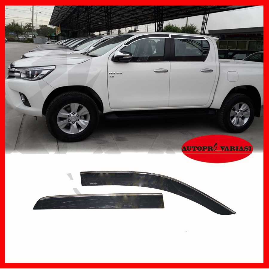 Talang air inject chrome Hilux revo 2016 up