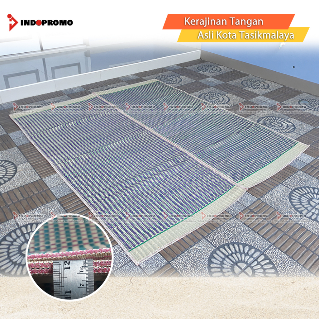 TIKAR PIKNIK / TIKAR MENDONG ERED KLASIK UKURAN 230X185 CM / TIKAR LIPAT KLASIK UKURAN JUMBO