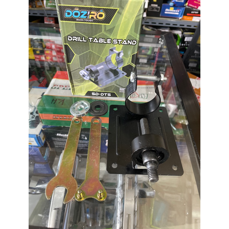 dudukan bor ke meja doziro/ drill table stand doziro