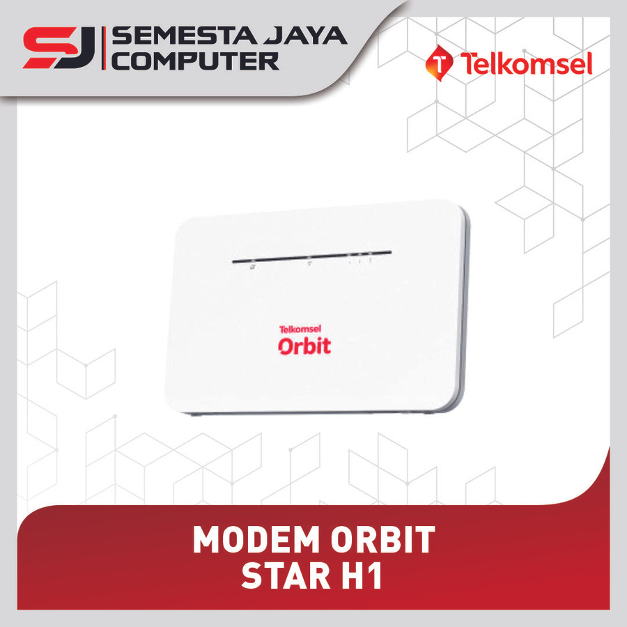 Telkomsel Orbit Star H1 Modem WiFi 4G High Speed Bonus Data