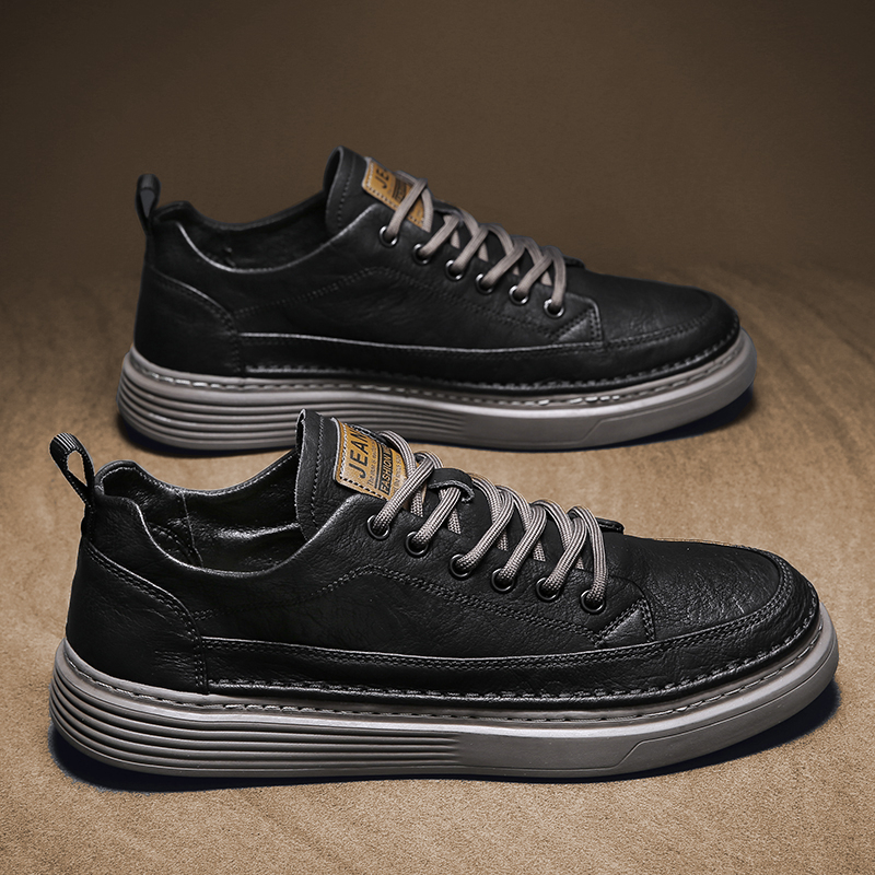Enpor Sepatu Sneakers Pria Model Terkini High Quality Sepatu Pria Kulit t Sepatu Casual MC415