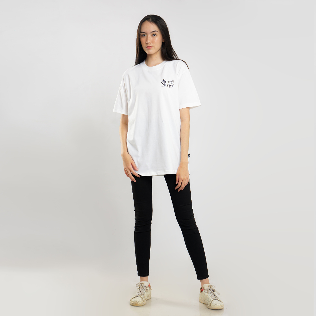 Almost Studio - T-Shirt - Serif Culture - White