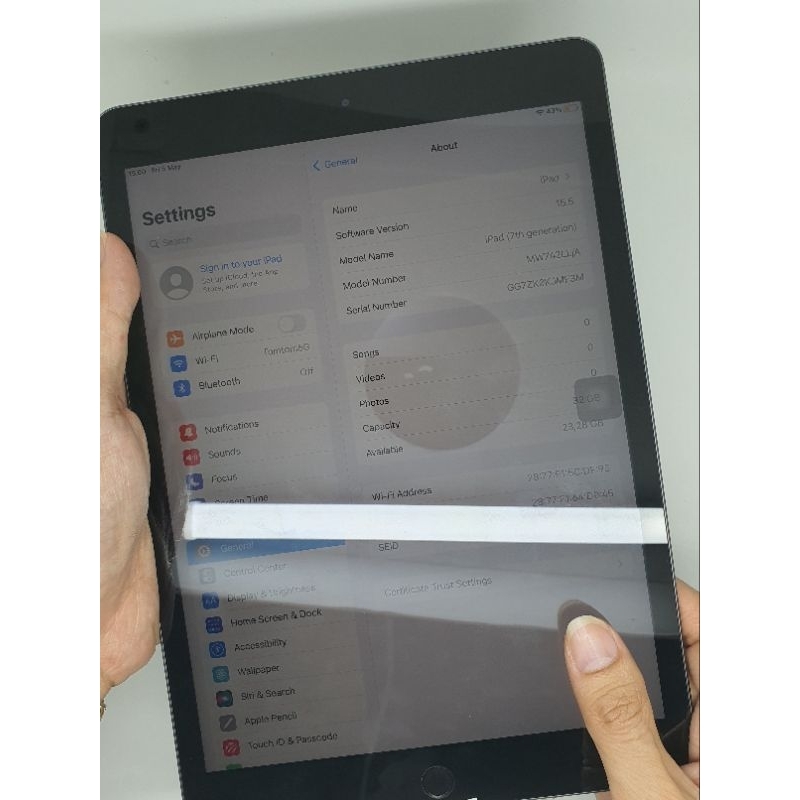 iPAD 6 WIFI ONLY  32GB | 128GB (2018) IBOX SECOND BONUS LENGKAP SARUNG +PENCIL+KEYBOARD