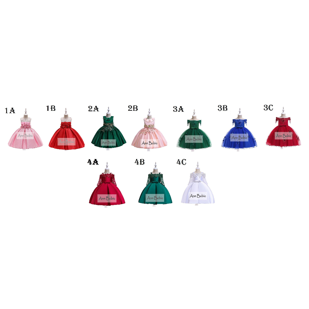 GROSIR DRESS PESTA ANAK IMPORT (IIHI)