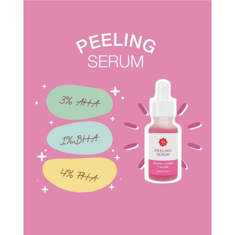 Peeling Serum Triple Gentle Exfoliation Mengangkat Sel Kulit Mati Kering Kusam Viva Cosmetics