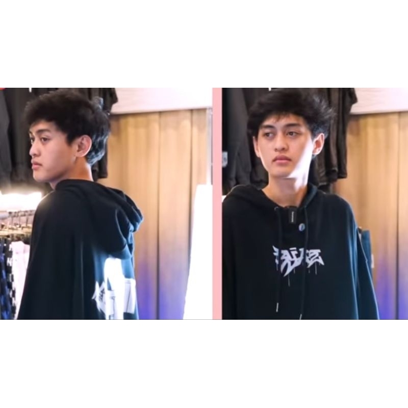 Hoodie BYAZ Crop Oversize Unfinished Reading Toilet