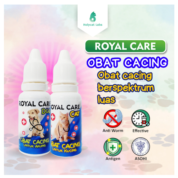 Royal Care Obat Cacing Kucing Anjing 10ml