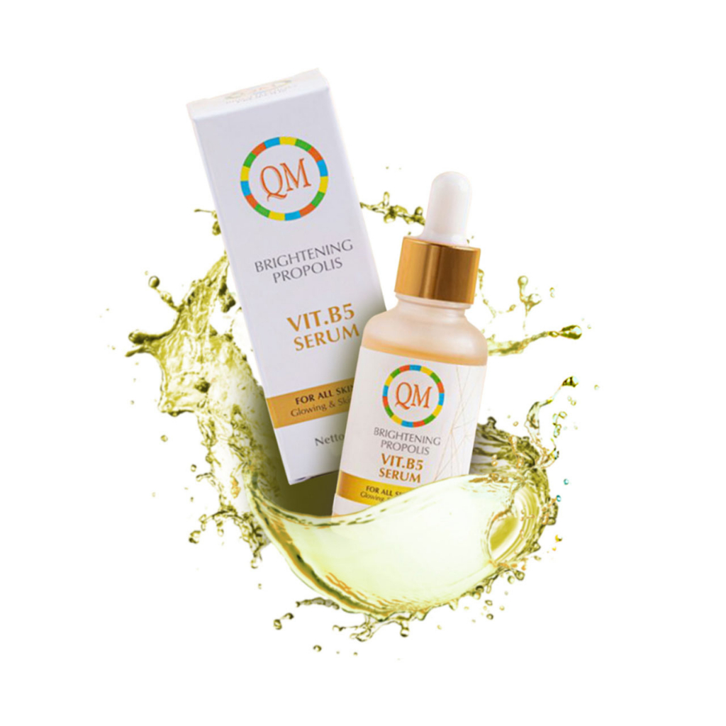 Qm Brightening Propolis Serum VIT. B5 - Serum Glow Up Viral - Serum Brightening Glowing Pencerah Wajah