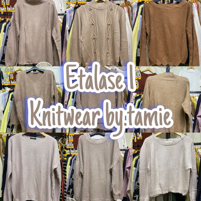 ( Part 1 ) Preloved Knitwear Rajut Cardigan Sweater Vest Balon Kepang