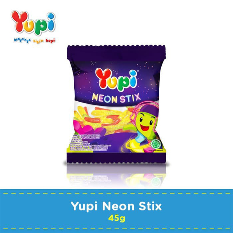 

Yupi Gummy Candies Neon Stix 45 g