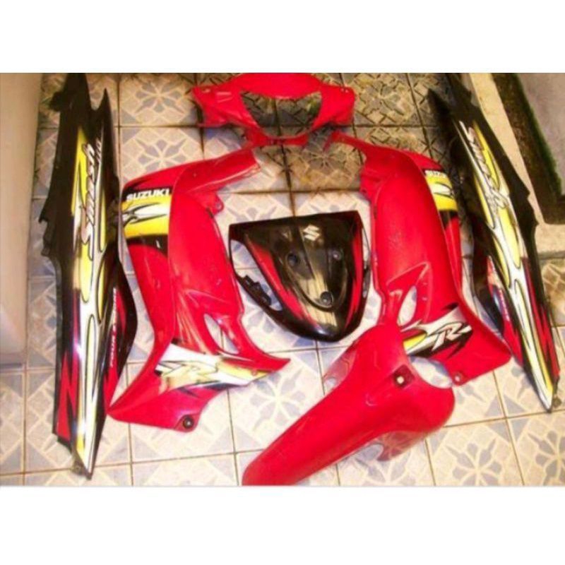 FULL BODY HALUS SUZUKI SMASH NEW MERAH HITAM+STRIPING