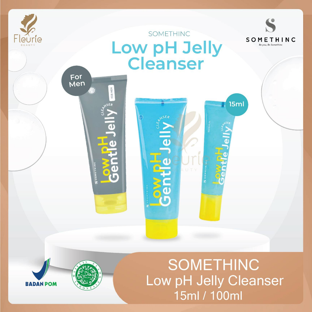 Somethinc Low pH Jelly Cleanser 15ml / 100ml Original BPOM