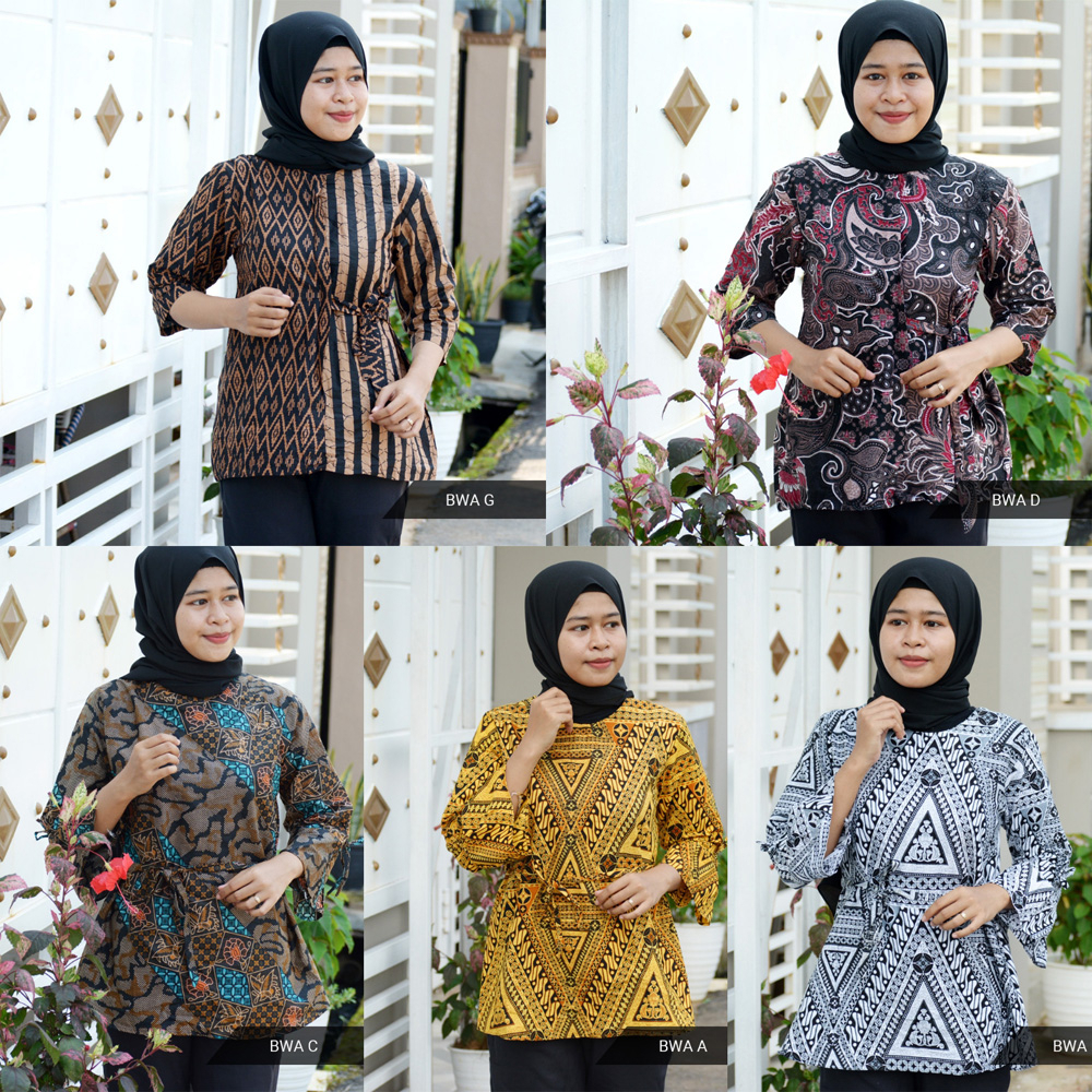 Grosir Trolis GRUPALL Z920 batik wanita size M L flash sale grosir grup batik wanita atasan cewek re
