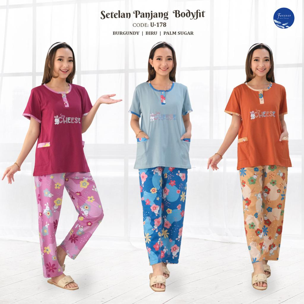 Babydoll Panjang Bodyfit Forever (Cheese Cat)