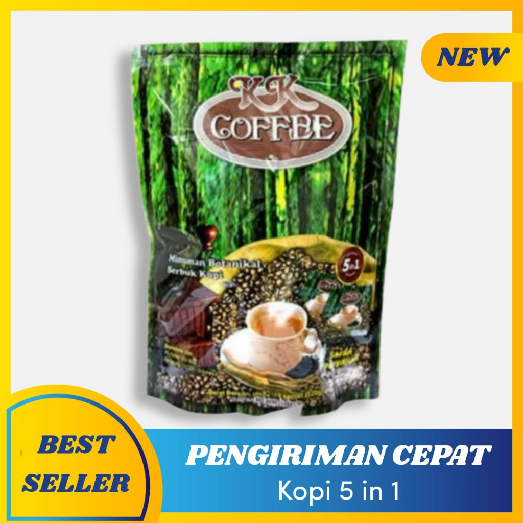 

Kopi 5 in 1 KK Coffee Minuman Botanikal Baik Untuk Kesehatan Tubuh Serbuk Kopi KK Indonesia Original