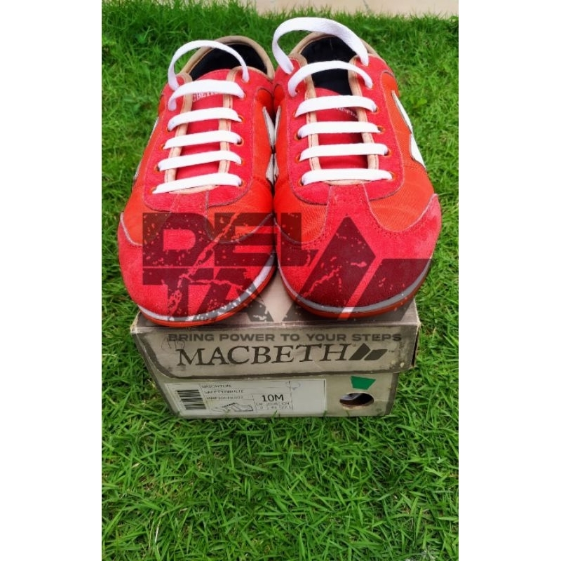 sepatu macbeth pria brighton safety/white