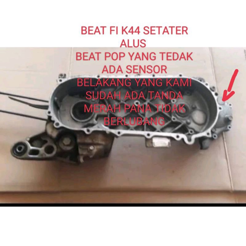 Crankcase kerengkes beat fi K44 beat pop setater alus