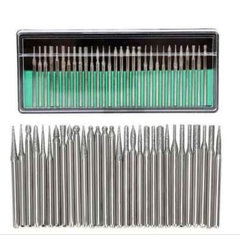 MATA TURNER SET 30 PCS MATA BOR UKIR GRAFIS MATA BOR UKIR MINI GRINDER SET CUNER MATA BOR DIAMOND