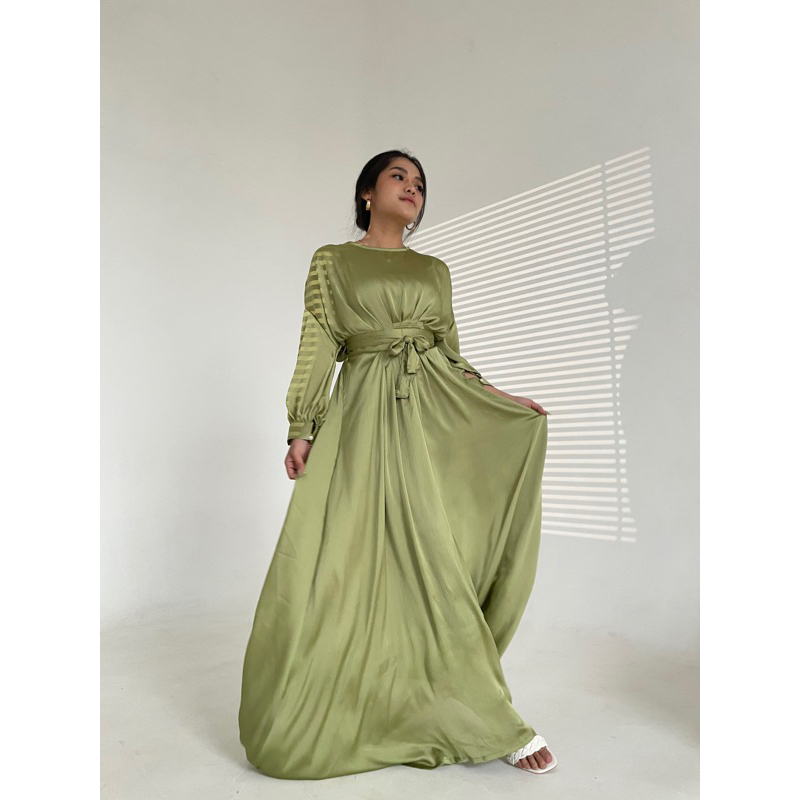 Zéa - Shiren - Dress Satin Silk Polos Maxi