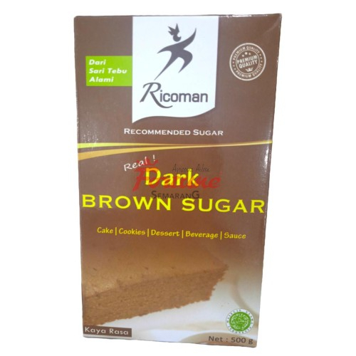 

RICOMAN DARK BROWN SUGAR 500GR