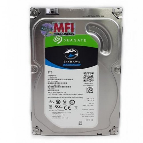 HARDDISK SEAGATE SKYHAWK CCTV HDD 2TB - MFI GARANSI RESMI