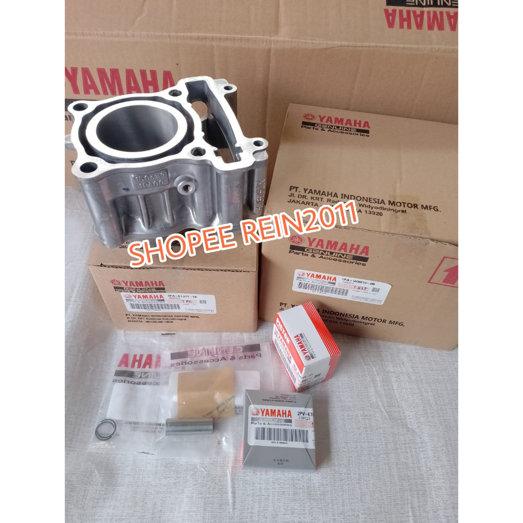 BLOK SEHER SET PISTON KIT VIXION NVL OLD R15 V2 ASLI ORI YAMAHA 1PA WB016 00