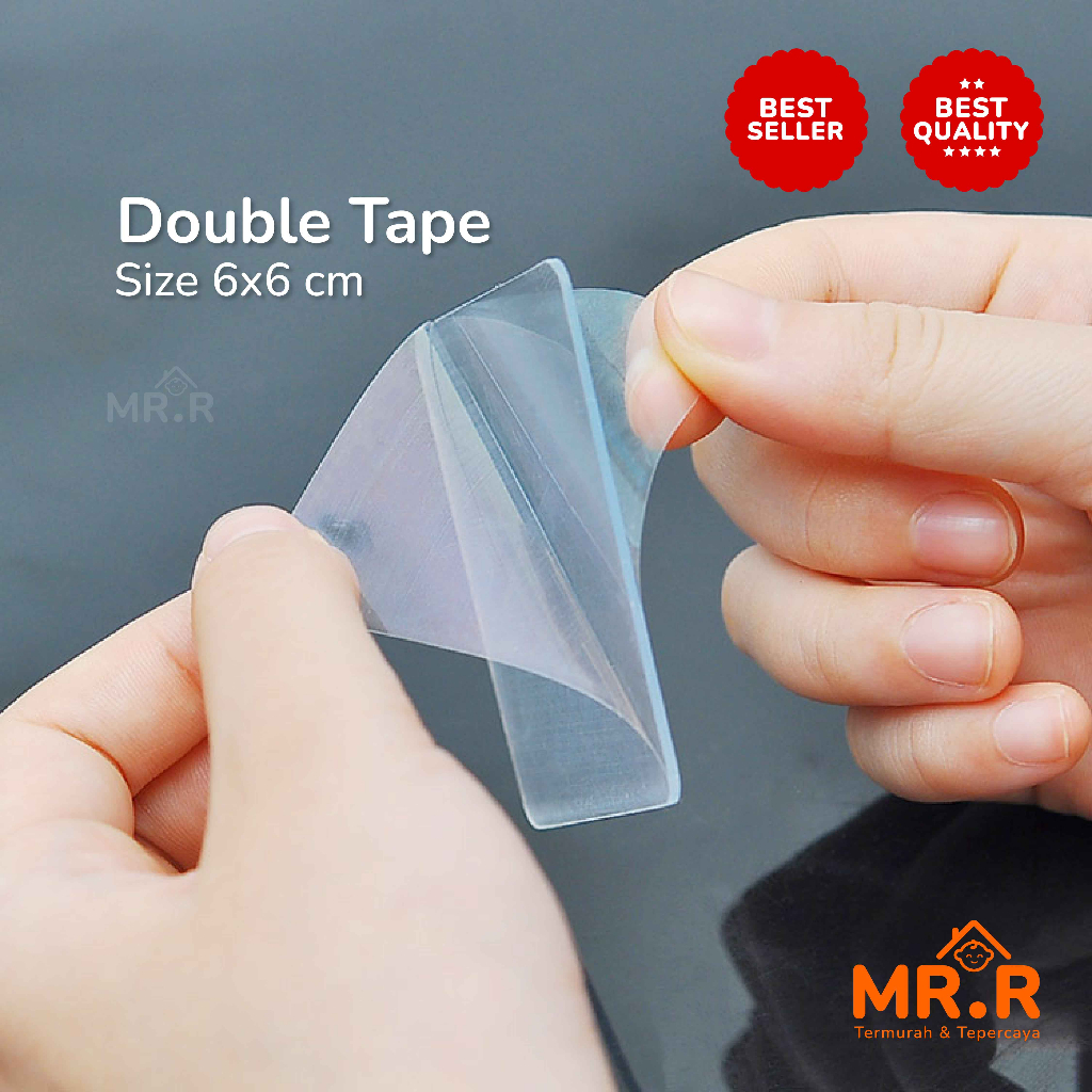 Double Tape Magic Doble Tape Lakban Selotip Tip Dauble Magic Doble Serbaguna Tempelan Perekat Dinding Super Kuat