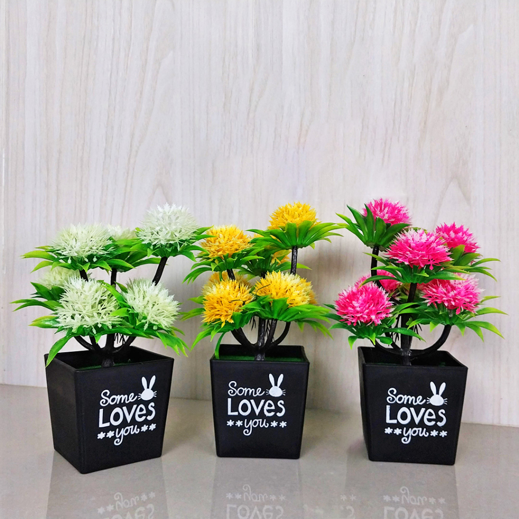 AND / COD / Tanaman Hias Plastik Bunga Hias Mini Import Dekorasi Rumah Murah Terkini Artificial Flower Tanaman Bunga Hias PBP53