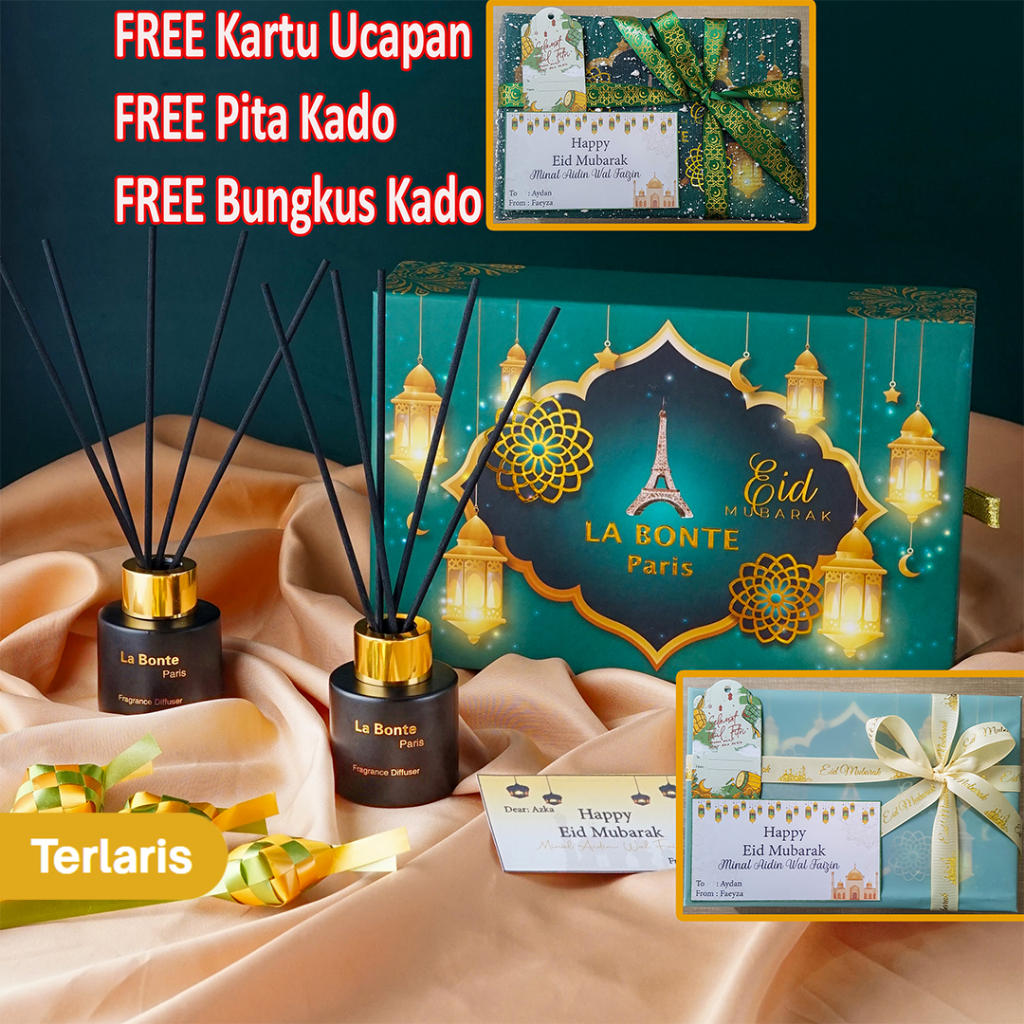 Luxury Giftbox Hadiah Hampers Lebaran Mewah 2 Reed Diffuser By LaBonteParis