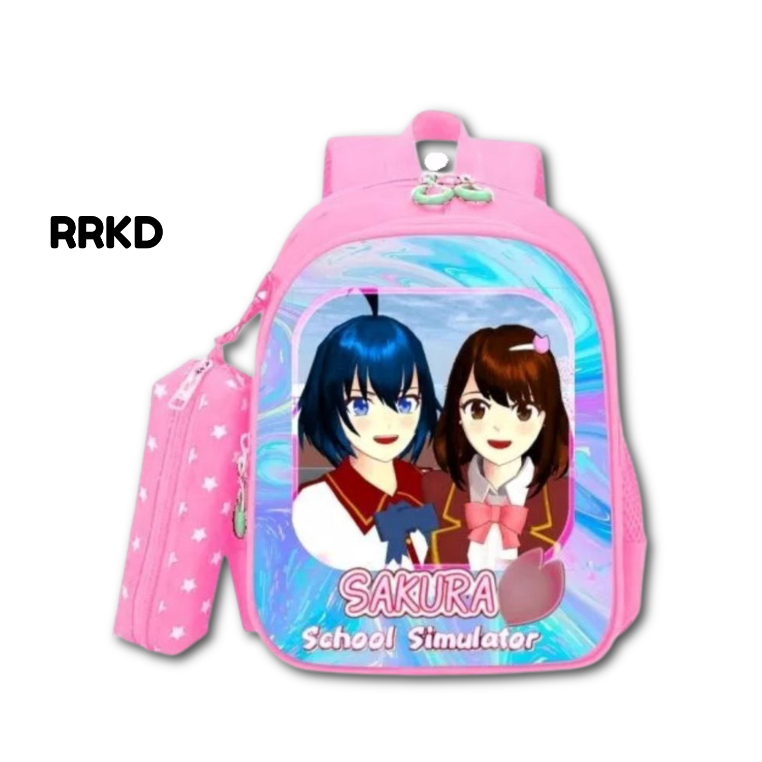 Tas Sakura Anak TK School Simulator Ransel Sekolah PAUD SD Anti Air Raarkids Bags