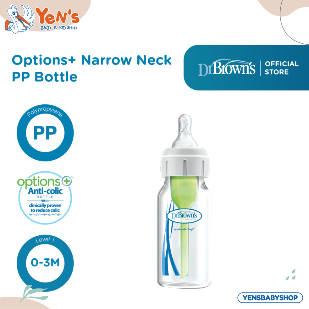 Dr Brown's 4oz / 120ml PP Options Narrow Bottle