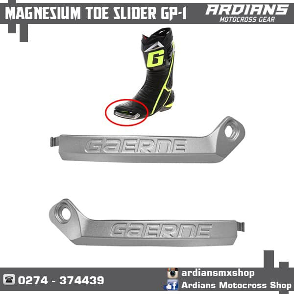 GAERNE - GP1 Magnesium Toe Slider - Sepatu Roadrace Supermoto Drag