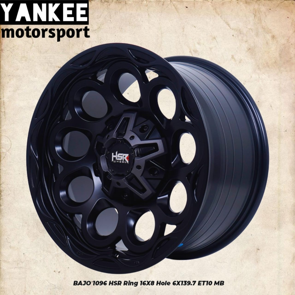 Velg Mobil HSR BAJO Ring 16 untuk Triton, Strada, Hummer, Dmax dll