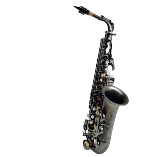 Antonio YWAS-06M All Black Doff Alto Saxophone