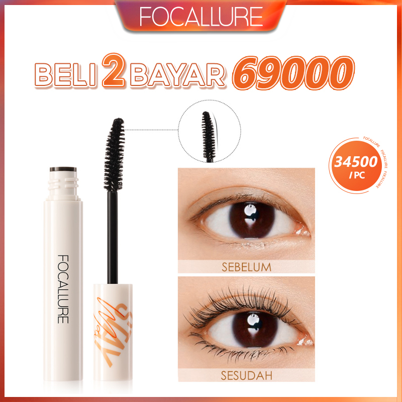 FOCALLURE Tahan air Maskara Curling Thick Eyelash Makeup