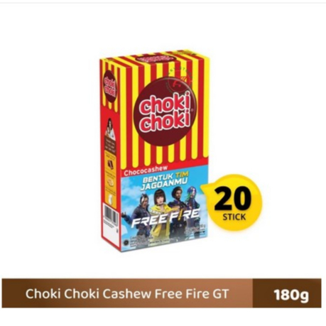 

Choki Choki coklat chasew 1 box isi 20 stik | Coki Coki Cokelat 20 pcs