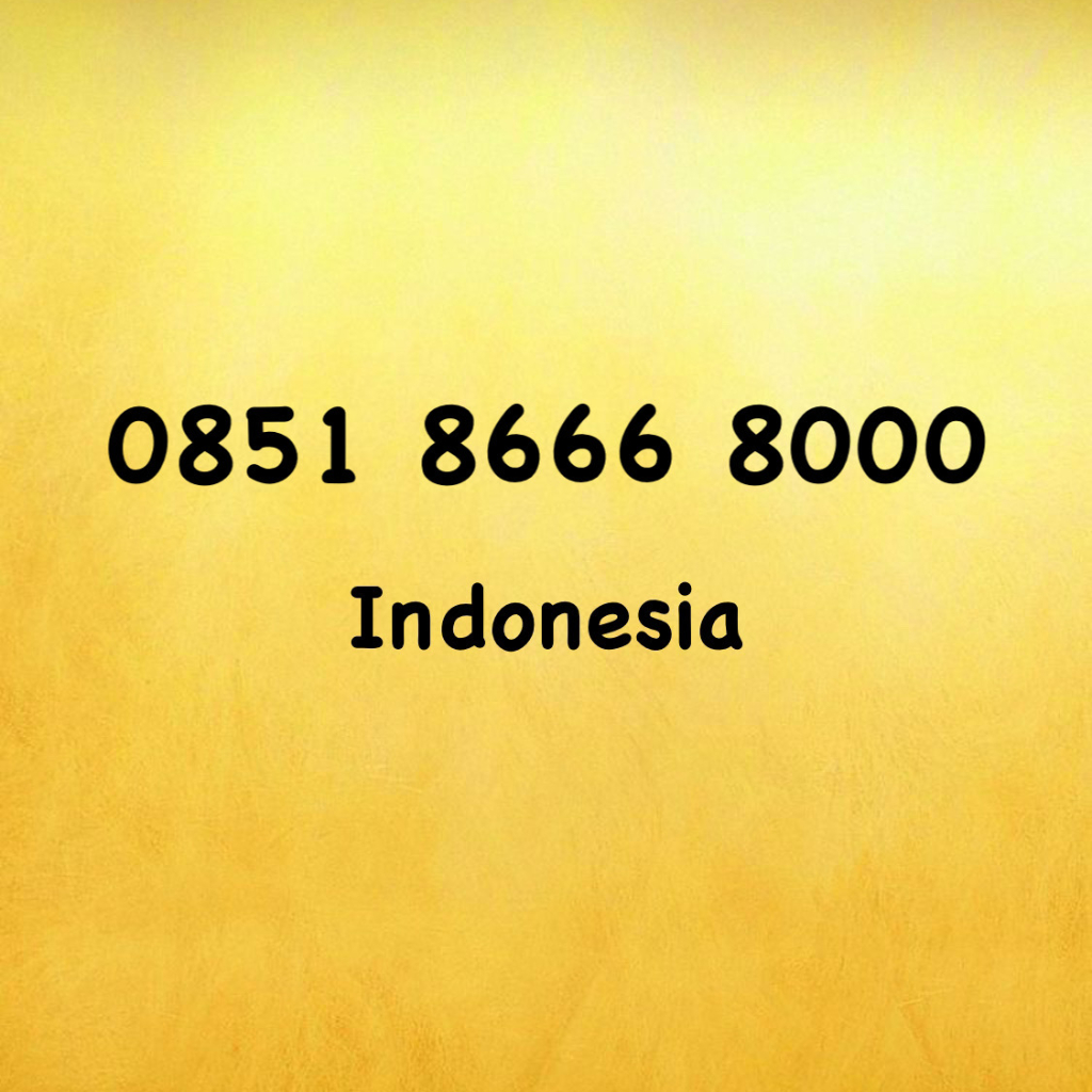 Nomor Cantik Simpati Triple A - 000 - 0851 8666 8000